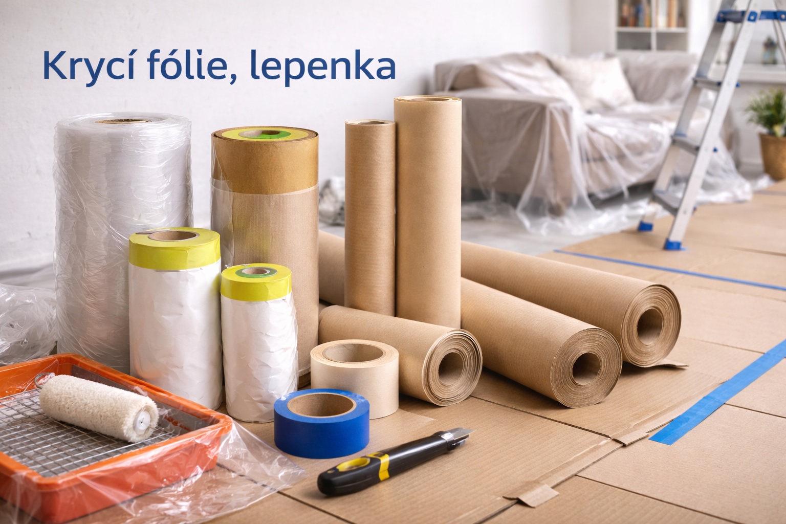 Krycí folie, lepenka